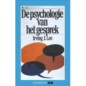 Afbeelding van Vantoen.nu - Psychologie van het gesprek