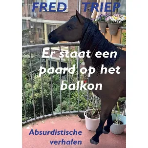 Afbeelding van Er staat een paard op het balkon