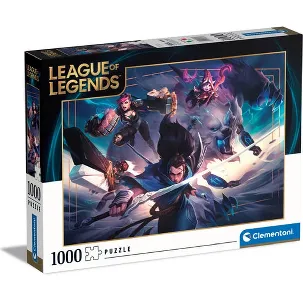 Afbeelding van Clementoni - Puzzel 1000 Stukjes League of Legends, Puzzel Voor Volwassenen en Kinderen, 14-99 jaar, 39669