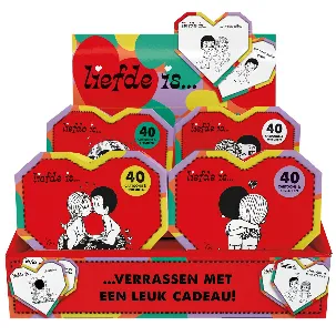 Afbeelding van Display Liefde is… hartendoosjes 4 x 3 ex.