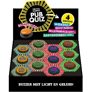 Afbeelding van Display Pubquiz met buzzer 4 x 3 ex.