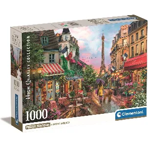 Afbeelding van Clementoni - Puzzel 1000 Stukjes High Quality Collection - Flowers in Paris, Puzzel Voor Volwassenen en Kinderen, 14-99 jaar, 39705 COMPACT BOX