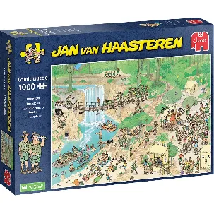 Afbeelding van Jan van Haasteren - Jungletocht - Nederlands Kampioenschap Puzzelen 2024 - 1000 stukjes