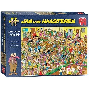 Afbeelding van Jan van Haasteren het Bejaardentehuis 1500 stukjes - Legpuzzel