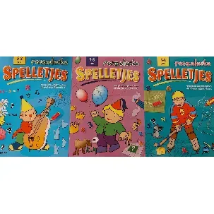 Afbeelding van Set 3 boekjes: Reuzeleuke spelletjes