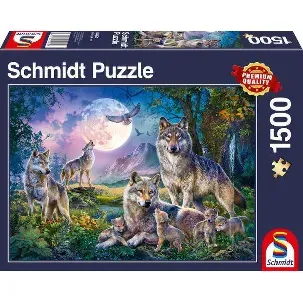 Afbeelding van Schmidt Spiele 58954 puzzel Legpuzzel 1500 stuk(s) Dieren