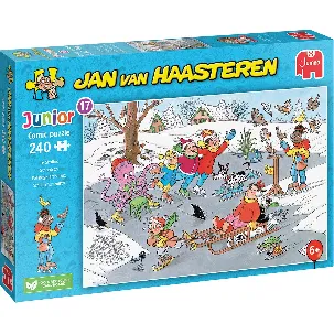 Afbeelding van Jan van Haasteren Junior - Schaatsen (240 Stukjes)