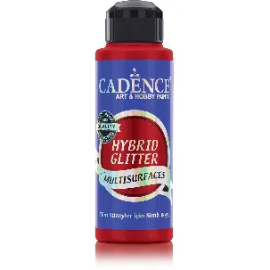 Afbeelding van Cadence Cadence Hybrid Acrylverf Glitter 120 ml Crimson Red