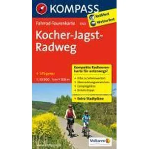 Afbeelding van Kompass FK7022 Kocher-Jagst-Radweg