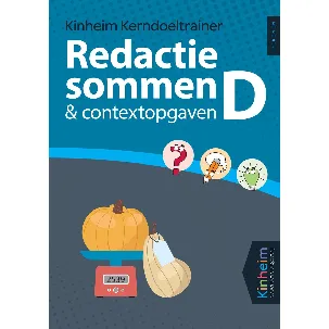 Afbeelding van Redactiesommen & Contextopgaven D - Kerndoeltrainer