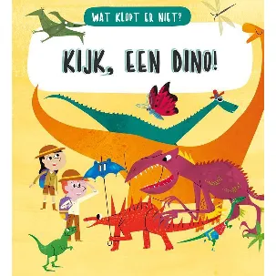 Afbeelding van Wat klopt er niet? - Kijk een dino!