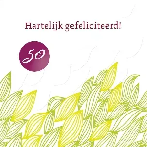 Afbeelding van Hartelijk Gefeliciteerd: 50