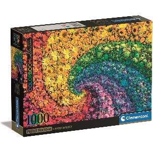 Afbeelding van Clementoni Bloemen Legpuzzel - Colorboom Collection - Puzzel 1000 stukjes - 70x50 cm - Voor Volwassenen en Kinderen vanaf 14 jaar