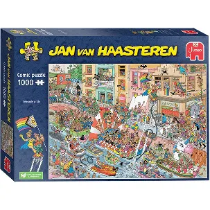 Afbeelding van Jan van Haasteren Pride festival - Puzzel - 1000 stukjes