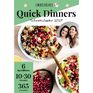 Afbeelding van Chickslovefood - Quick Dinners scheurkalender 2025