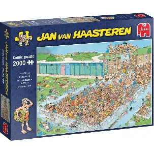 Afbeelding van Jan van Haasteren Bomvol Bad puzzel - 2000 stukjes