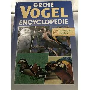 Afbeelding van Grote vogel encyclopedie