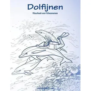 Afbeelding van Dolfijnen Kleurboek Voor Volwassenen 1