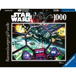 Afbeelding van Ravensburger puzzel Star Wars TIE Fighter Cockpit - Legpuzzel - 1000 stukjes