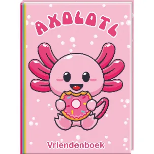 Afbeelding van Vriendenboek - Axolotl