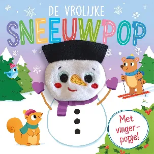 Afbeelding van De vrolijke sneeuwpop - Vingerpopboek