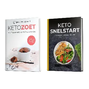 Afbeelding van Keto zoet + Snelstart - Keto Zoet Kookboek - 60 Vetverbrandende Toetjes en Snacks - Keto Dieet - Snelle Recepten - Vegan - Nederlands - Keto Bakken - Gezond - Snel Afvallen - Desserts - Gezonderecepten.nl - Geef jouw Keto reis de beste kickstart