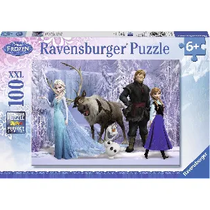 Afbeelding van Ravensburger puzzel Disney Frozen: In het rijk de Sneeuwkoningin - Legpuzzel - 100 stukjes