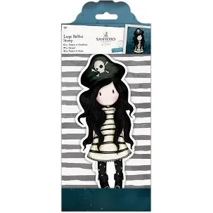 Afbeelding van Large Rubber Stamp - Santoro - Piracy