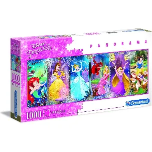 Afbeelding van Clementoni Puzzels voor volwassenen - Princess (New Format), Panorama Puzzel 1000 Stukjes, 14-99 jaar - 39444