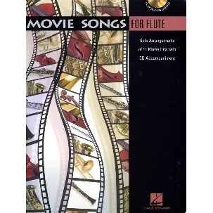 Afbeelding van Movie Songs for Flute (Boek + CD)