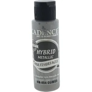 Afbeelding van Cadence Hybrid Acrylverf Metallic 70 ml Silver