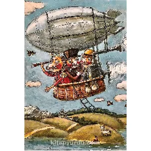 Afbeelding van Zeppelinballonreis | Houten Puzzel | 500 Stukjes | 29,5 x 44 cm | King of Puzzle