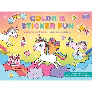 Afbeelding van Color & Sticker Fun - Magische eenhoorns