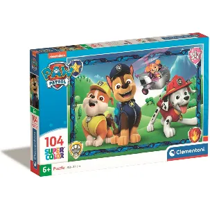 Afbeelding van Clementoni - Puzzel 104 Stukjes Paw Patrol, Kinderpuzzels, 6-8 jaar, 27177