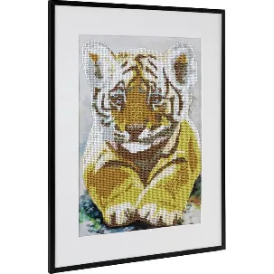 Afbeelding van Diamond painting | Welpje | Afmeting: 40 x 50 CM | Inclusief diamond painting pen | Diamond painting volwassenen