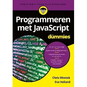 Afbeelding van Voor Dummies - Programmeren met JavaScript voor Dummies