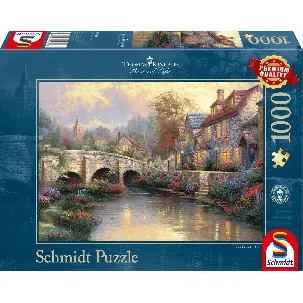 Afbeelding van Schmidt Puzzel - Kinkade Cobblestone Broke