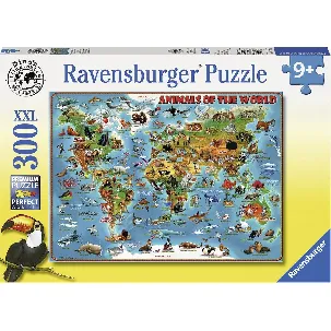 Afbeelding van Ravensburger puzzel Animals of the world - legpuzzel - 300 stukjes