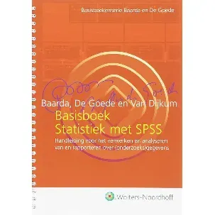 Afbeelding van Basisboek Statistiek met SPSS