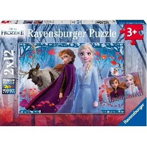 Afbeelding van Ravensburger puzzel Disney Frozen 2 - 2x12 stukjes - kinderpuzzel