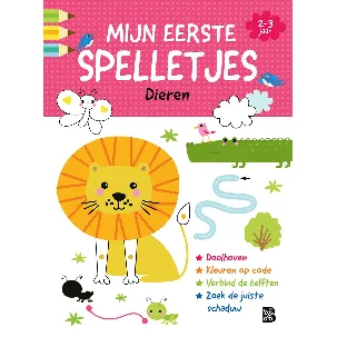 Afbeelding van Mijn eerste spelletjesblok 1 - Mijn eerste spelletjes: Dieren (2-3 jaar)