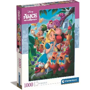 Afbeelding van Clementoni - Puzzel 1000 Stukjes Disney Alice - Bespoke, Puzzel Voor Volwassenen en Kinderen, 14-99 jaar, 39673