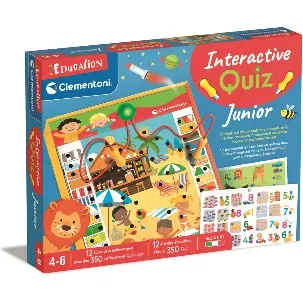 Afbeelding van Education Clementoni - Interactive Quiz Junior - Educatief Speelgoed - Kleuter Speelgoed - 4+ Jaar