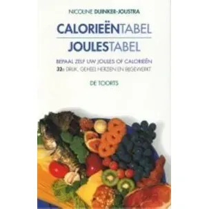 Afbeelding van Calorieentabel, joulestabel - N. Duinker-Joustra