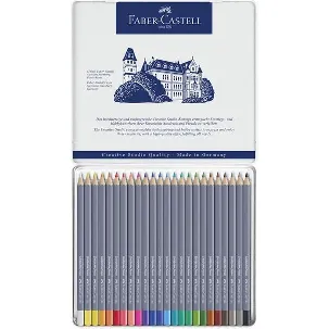 Afbeelding van Faber-Castell aquarelpotloden - Goldfaber - blik 24 stuks - FC-114624