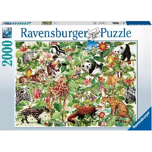 Afbeelding van Ravensburger puzzel Jungle - Legpuzzel - 2000 stukjes