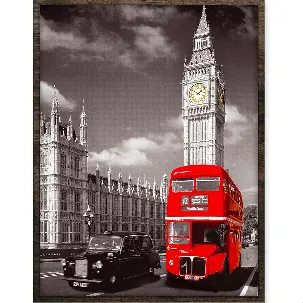 Afbeelding van Eagle® Diamond Painting Volwassenen - Big Ben in Londen - 40x30cm - Ronde Steentjes