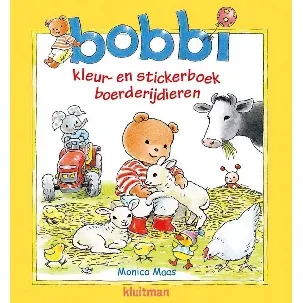 Afbeelding van Bobbi - Kleur- en stickerboek boerderijdieren