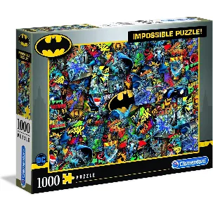 Afbeelding van Clementoni - Puzzel 1000 Stukjes Impossible Batman, Puzzel Voor Volwassenen en Kinderen, 14-99 jaar, 39575