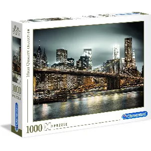 Afbeelding van Clementoni - Puzzel 1000 Stukjes High Quality Collection - New York Skyline Puzzel Voor Volwassenen en Kinderen, 14-99 jaar, 39366